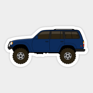 fj80 Land Cruiser blue Sticker